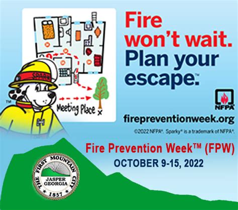 As Fire Prevention Week™ Approaches The City Of Jasper Fire Department