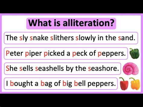 Alliteration Sentence Examples For Kids