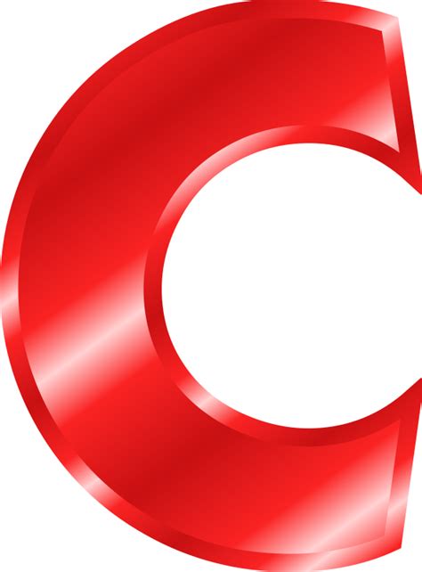 Effect Letters Alphabet red - Openclipart