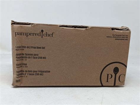 Pampered Chef Prep Bowl Set 1 Cup Dutch Goat