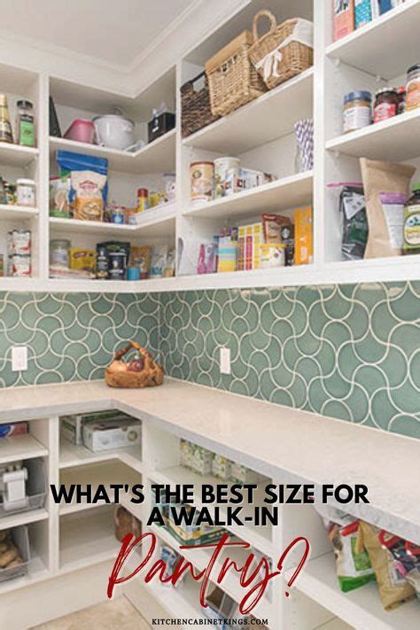 HOW BIG SHOULD A WALK IN PANTRY BE