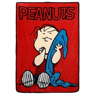 Peanuts Linus Fleece Throw Blanket : Target