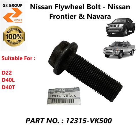 Nissan Flywheel Bolt Nissan Frontier And Navara 12315 Vk500