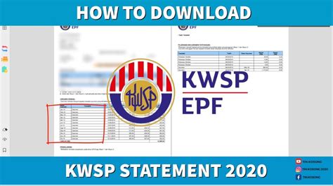 How To Print Kwsp Statement Employer Epf Balance How To Calculate