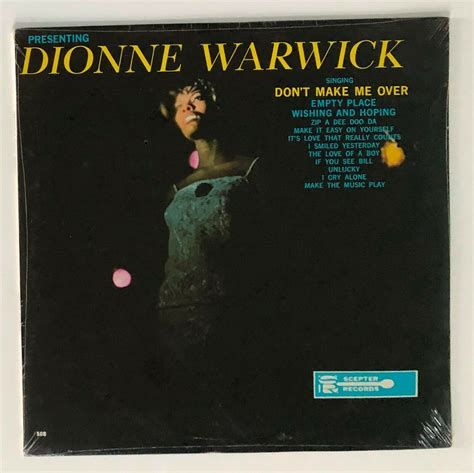 Sealed 1963 Soul Lp Dionne Warwick Dont Make Me Over Scepter Sps 508