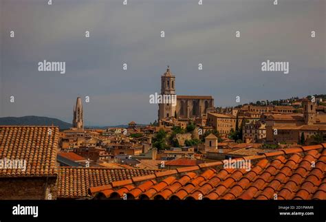 Girona old town in Spain Stock Photo - Alamy