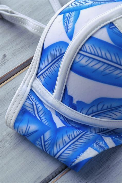 Printed Bikini Set For Women Blue M In Bikinis Online Store Best