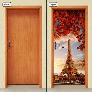 Adesivo Decorativo De Porta Torre Eiffel 1058cnpt Leroy Merlin