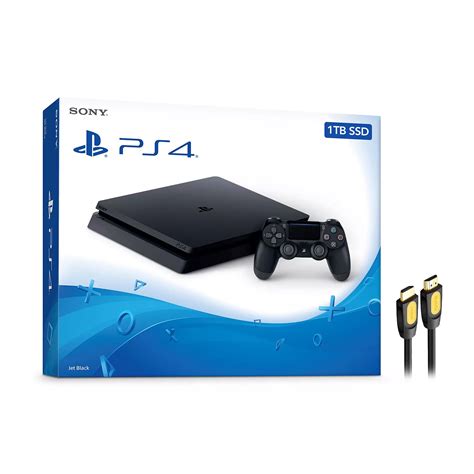 Sony PlayStation 4 Slim Storage Upgrade 1TB SSD PS4 Gaming Console Jet