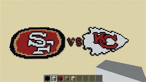 49ers Vs Chiefs In Minecraft Super Bowl Builds Youtube