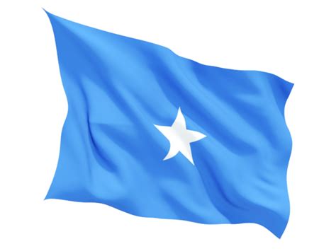 Fluttering Flag Illustration Of Flag Of Somalia