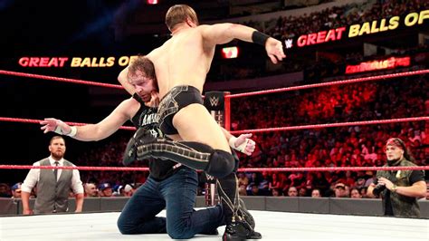 The Miz Vs Dean Ambrose Intercontinental Championship Match Photos