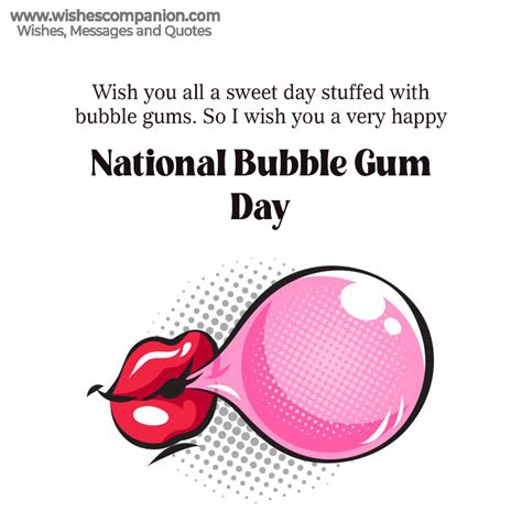 Happy National Bubble Gum Day Wishes and Messages