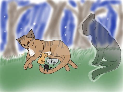 Leafpool and her kits by Nebelsee on DeviantArt