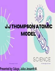 Teal And Purple Syringe Science Notebook Pdf J J Thompson Atomic