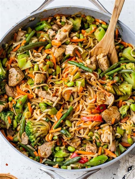 Quick And Easy Pork Stir Fry Recipe Full Of Fresh Veggies