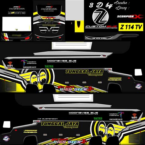 Livery Bussid Tunggal Jaya Mooneyes Cek Disini Esportsku