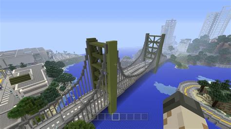 Minecraft bridge in my city : DetailCraft