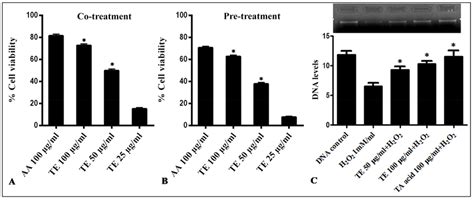 Radical Scavenging Effect Of Te On Hdf Cells Against H2o2 Induced Cell