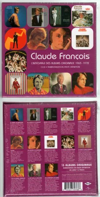 Claude Francois L Int Grale Des Albums Originaux Coffret Cd