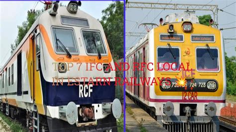 In All Types Of Colourful Coaches Howrah Emu Local Trains