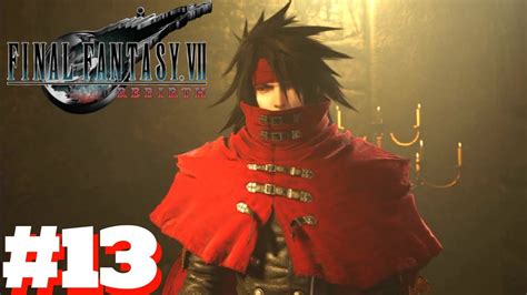 Vincent Valentine Shinra Manor Final Fantasy 7 Rebirth Gameplay