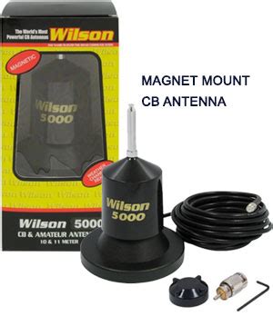 Wilson 5000 Series Magnet Mount Mobile CB Antenna Kit