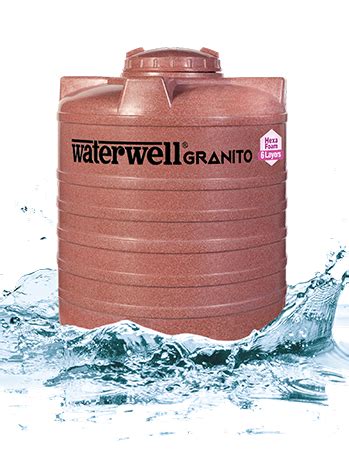 Waterwell Granito 6 Layers European Standards Certified Water Storage