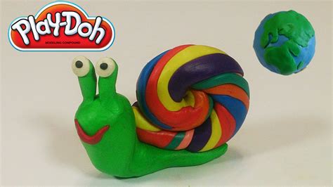 Play Doh Videos For Kids Snail Making Tutorial Youtube