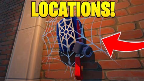 How To Get WEB SHOOTERS In Fortnite Locations Miles Morales Mythic