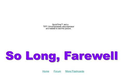 PPT - So Long, Farewell PowerPoint Presentation, free download - ID:7025912