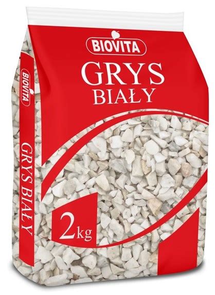 BIOVITA GRYS MARMUROWY BIAŁA MARIANNA 8 16MM 2KG Grys biały 2 kg