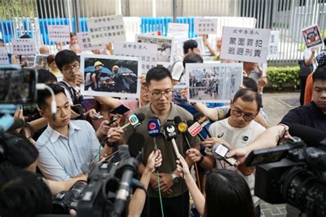 香港民间团体请愿呼吁禁止蒙面游行荔枝网新闻