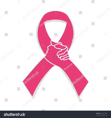 Pink Ribbon Breast Cancer Awareness Concept Stock Vector Royalty Free