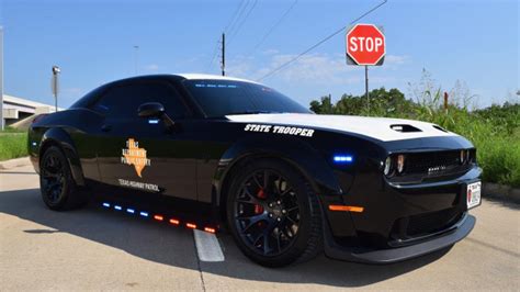 Texas Highway Patrol Now Has A Hp Dodge Challenger Srt Hellcat