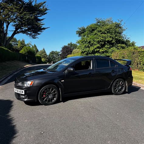 Mitsubishi Lancer Evo X Sst Fq T Gsr Stunning Black Low