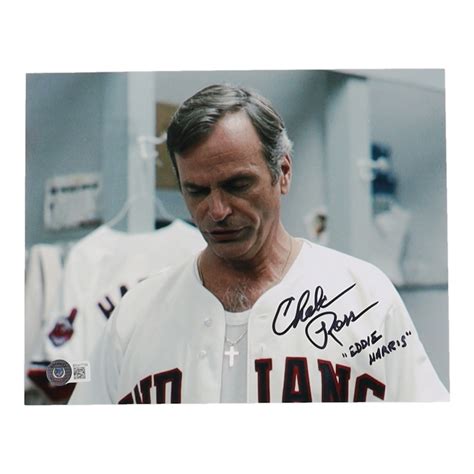 Chelcie Ross Signed "Major League" 8x10 Photo Inscribed "Eddie Harris ...