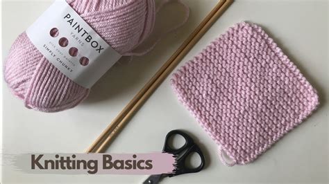 How To Knit For Absolute Beginners The Knitting Basicsfree Tutorial Youtube