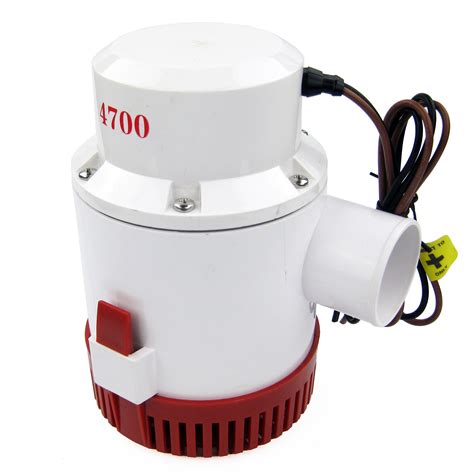 12V 4700 GPH Bilge Pump Boat Marine Yacht Submersible Water Pump EBay