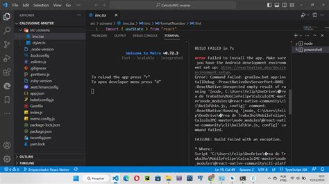Bug Ocorre Um Erro Ao Configurar O Ambiente Do React O Emulador Abre