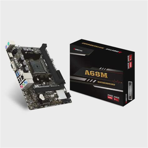 Placa Mãe Biostar A68MHE Chipset A68H amd FM2 mATX DDR3 no Shoptime