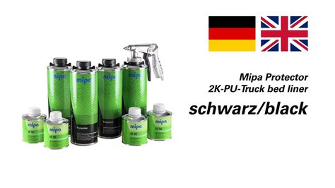 Mipa Protector K Pu Truck Bed Liner Schwarz Black Deutsch