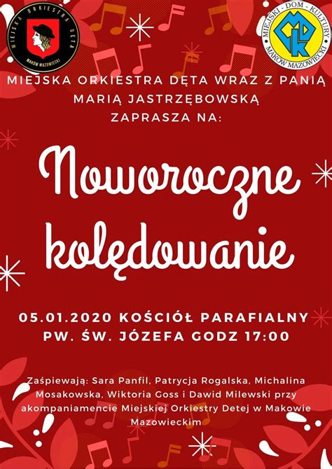 Noworoczne Kol Dowanie Miejski Dom Kultury W Makowie Mazowieckim