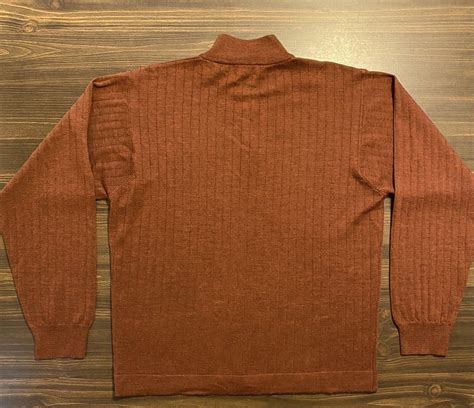 Vintage Toscano Sweater Pullover Mens L Large Merino Wool Crew Neck