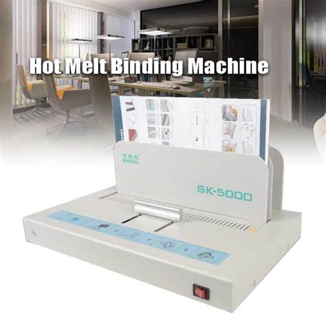 220V Hot Melt Binding Machine 1 50mm A4 Book Paper Sheet Envelope Binder Lazada PH
