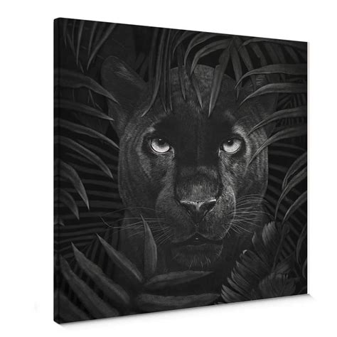 Tableau En Toile Korenkova Panth Re Dans La Jungle Wall Art Fr