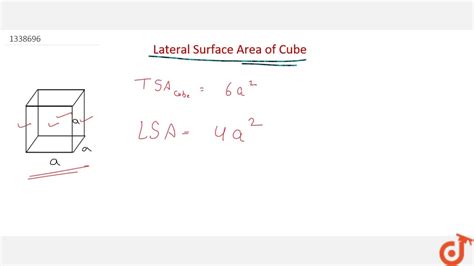 Surface Area Of A Cube Definition Formula Examples 54 Off