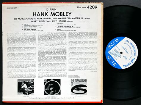 Popsike Hank Mobley Dippin Lp Blue Note Blp Us Ny Rvg