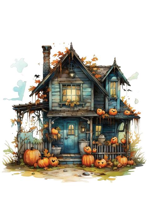 Halloween Cottages Spooky Houses Haunted Homes Halloween Decor