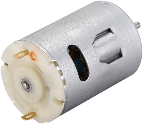 Sourcing Map DC Motor 24V 3800RPM Electric Motor Round Shaft For RC